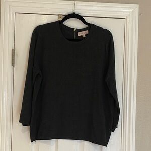 Philosophy Charcoal Long Sleeve Sweater